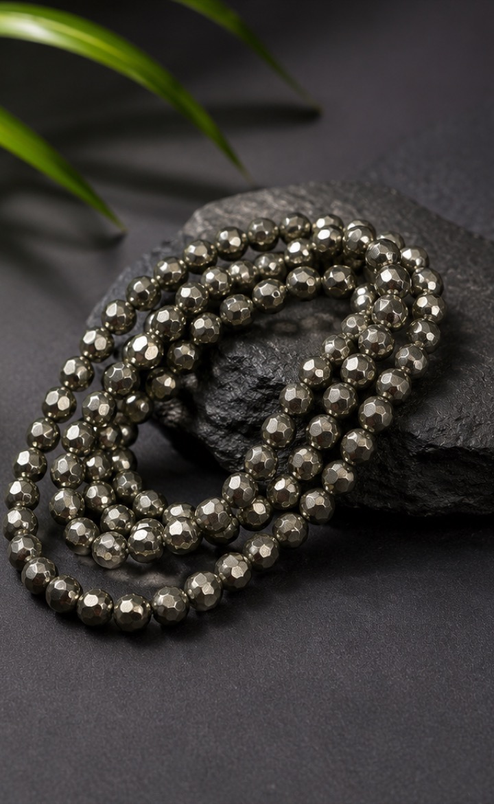 Dark metallic Pyrite Bracelets